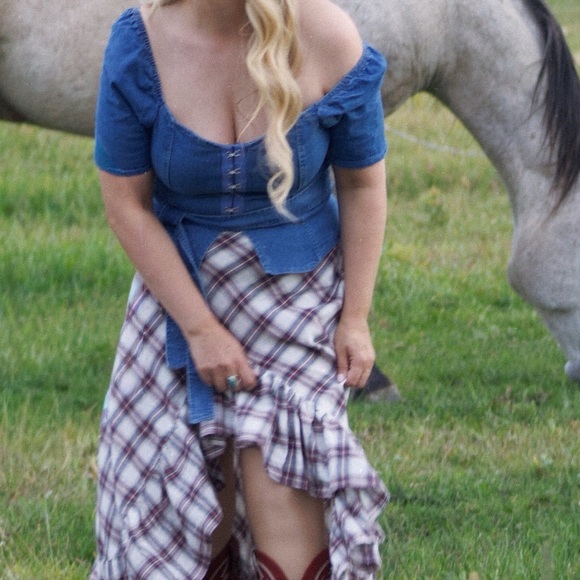 Denim Top - Picture 5 of 5